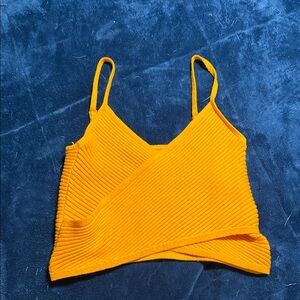Aerie Bright Orange Ribbed Camisole